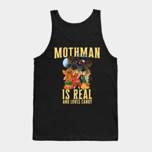 Mothman Funny Halloween Urban Legend Cryptid Tank Top